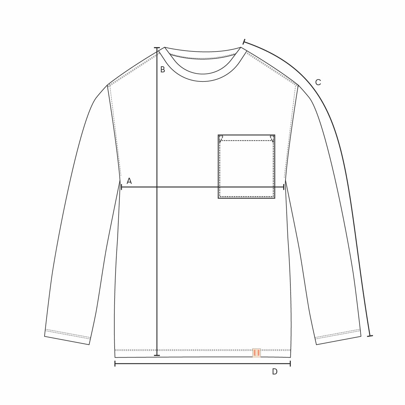 Uskees #7010 faded black - long sleeve t-shirt | basics